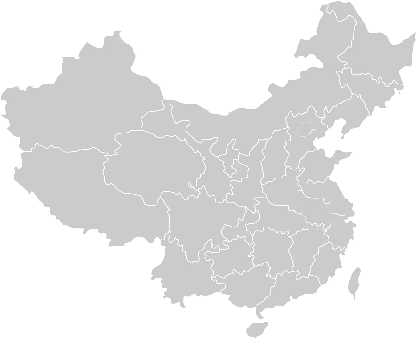 上海谦行全国业务布局示意